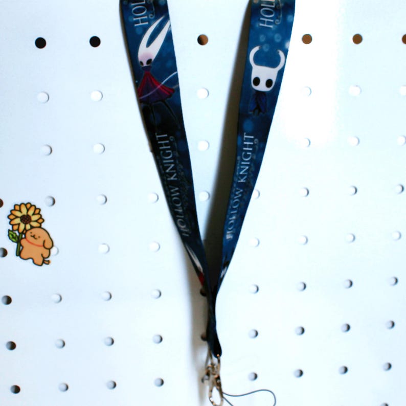 Hollow Knight Printed Phone Lanyard with Clear Tab Insert Fanmade Device Strap detail image 4