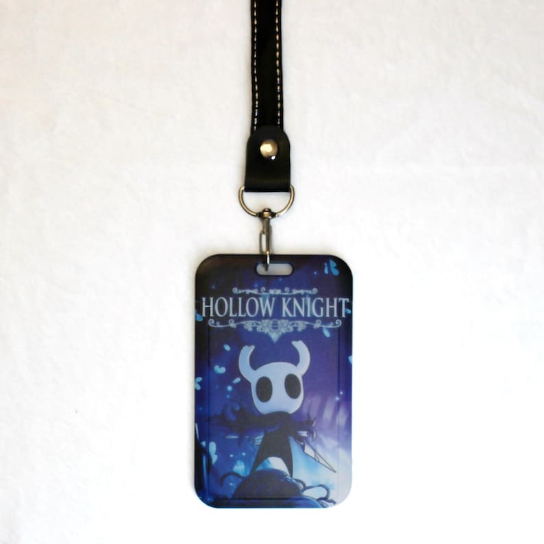 Hollow Knight Silksong ID Card Holder with Neck Strap Fanmade Game Lanyard Badge Holder detail image 2