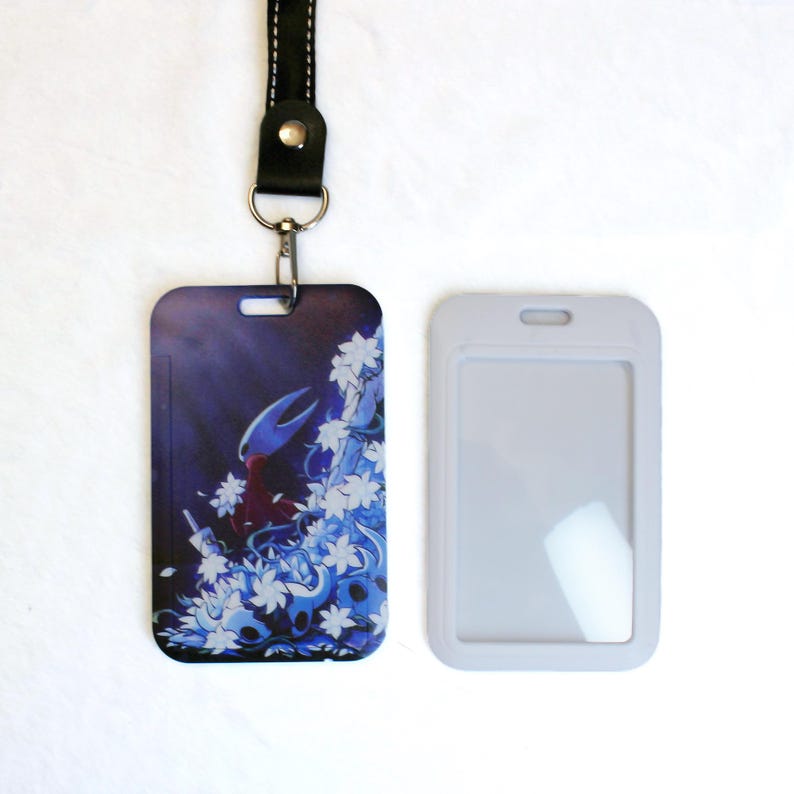 Hollow Knight Silksong ID Card Holder with Neck Strap Fanmade Game Lanyard Badge Holder detail image 5