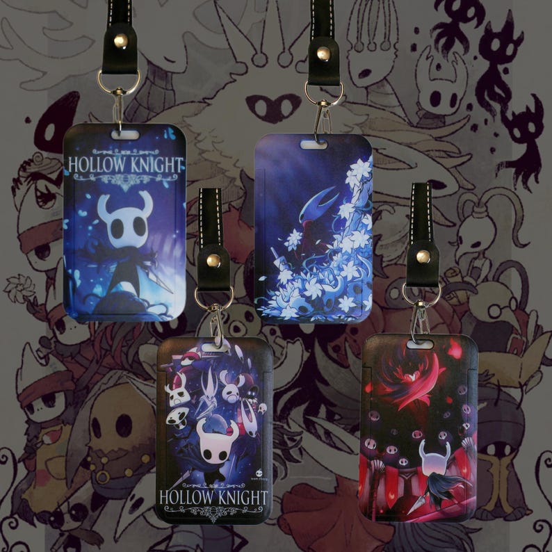 Hollow Knight Silksong ID Card Holder with Neck Strap Fanmade Game Lanyard Badge Holder detail image 6