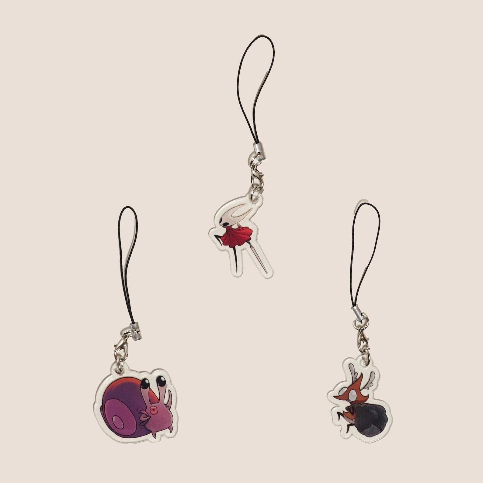 Hollow Knight Silksong NPC Acrylic Keychain Set Fanmade Hornet Lace Sherma Charms detail image 7