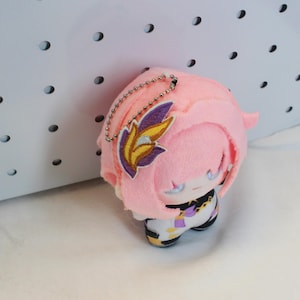 Honkai Impact 3rd Elysia 4 Inch Plush Keychain Mini Doll Elysian Realm Flame-Chaser Fanmade HI3 Bag Charm Gift detail image 5