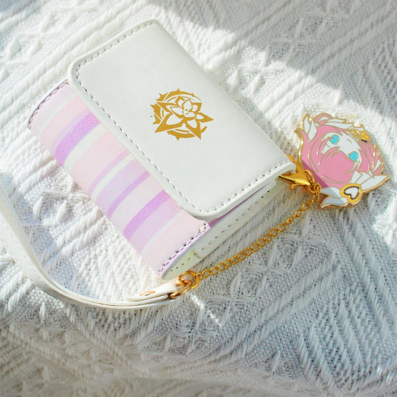 Honkai Impact 3rd Elysia Earphone Case AirPods Cover Pink Flip Bag Style Fanmade Elysian Realm Charm Protective Case detail image 4