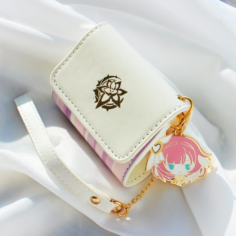 Honkai Impact 3rd Elysia Earphone Case AirPods Cover Pink Flip Bag Style Fanmade Elysian Realm Charm Protective Case detail image 5