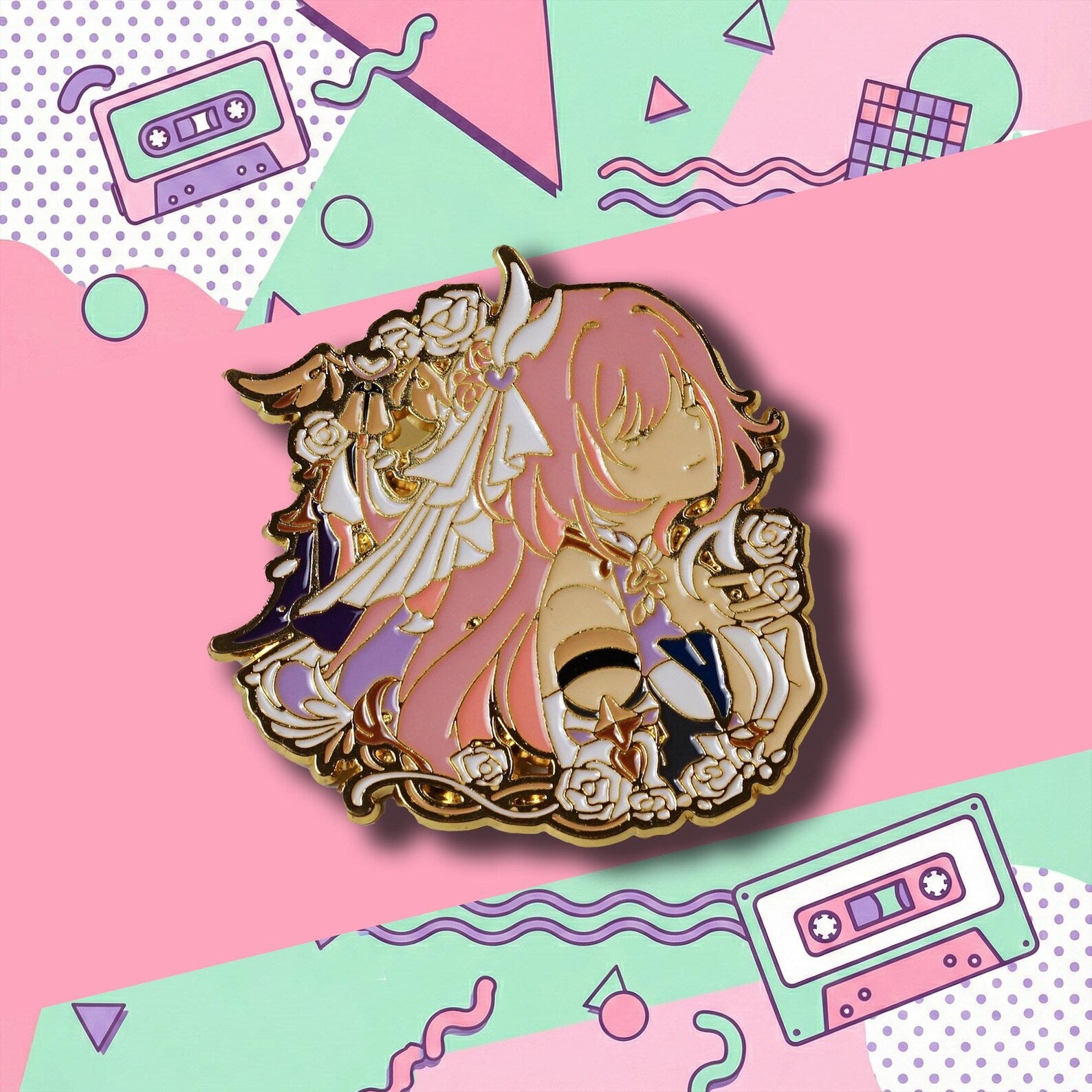 Honkai Star Rail Honkai Impact 3rd Pin Set Elysia Kafka Dan Heng Imbibitor Lunae Hollow Metal Badge Fanmade Gift detail image 3