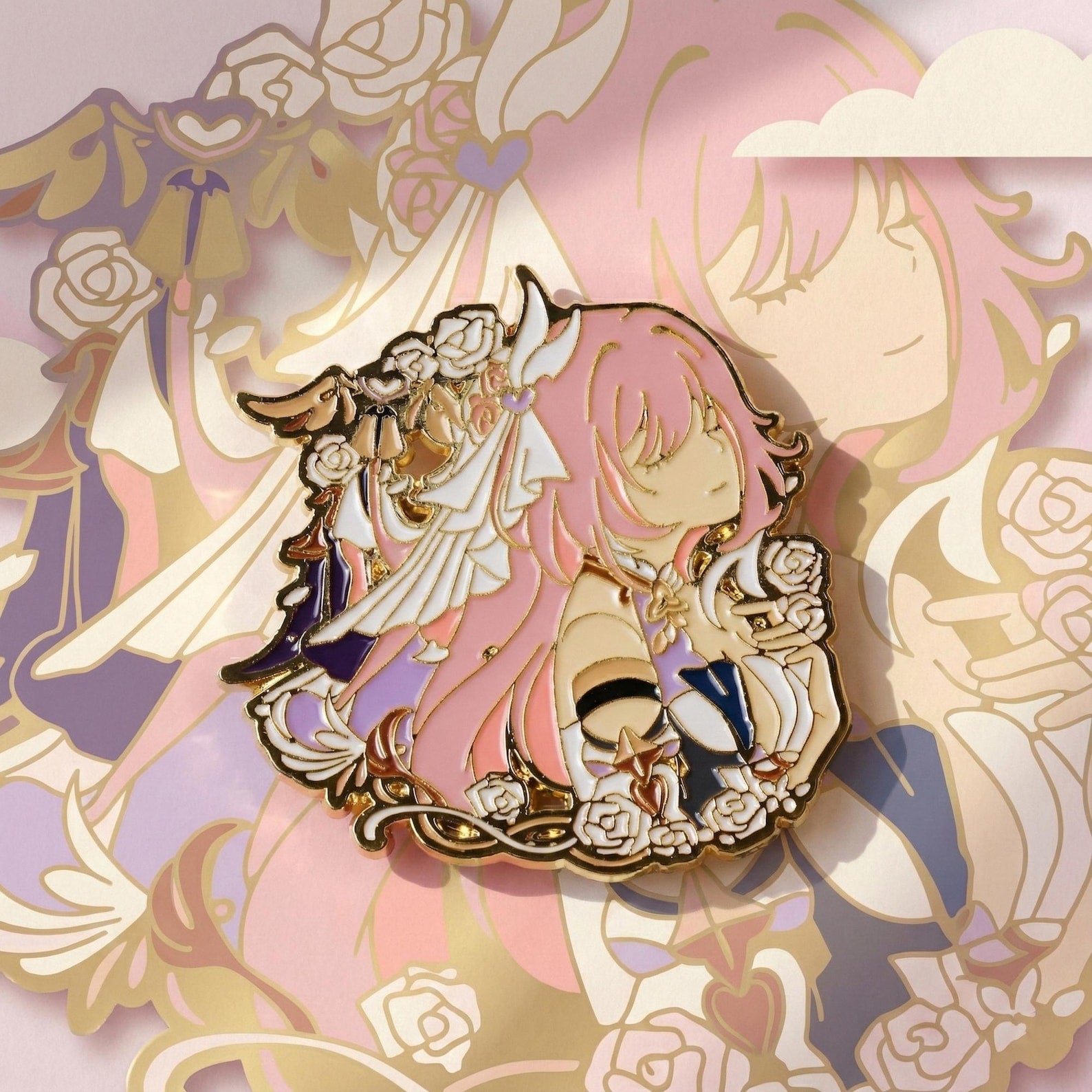 Honkai Star Rail Honkai Impact 3rd Pin Set Elysia Kafka Dan Heng Imbibitor Lunae Hollow Metal Badge Fanmade Gift detail image 1