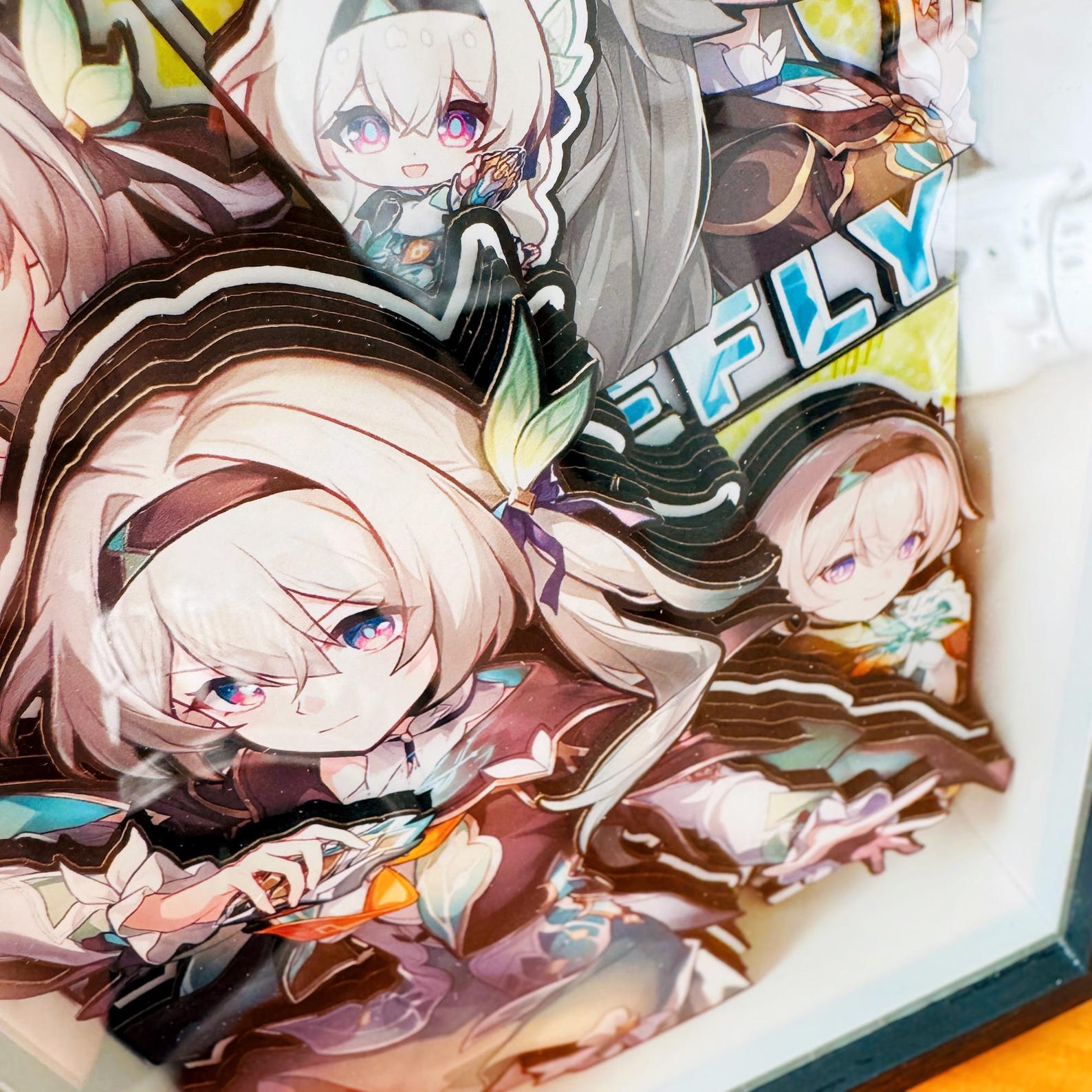 Honkai: Star Rail Paper Art 3D Picture Frame Kafka Dan Heng Firefly 9 Layer Handmade Shadow Box Fanmade Anime Desk Decor Gift detail image 5