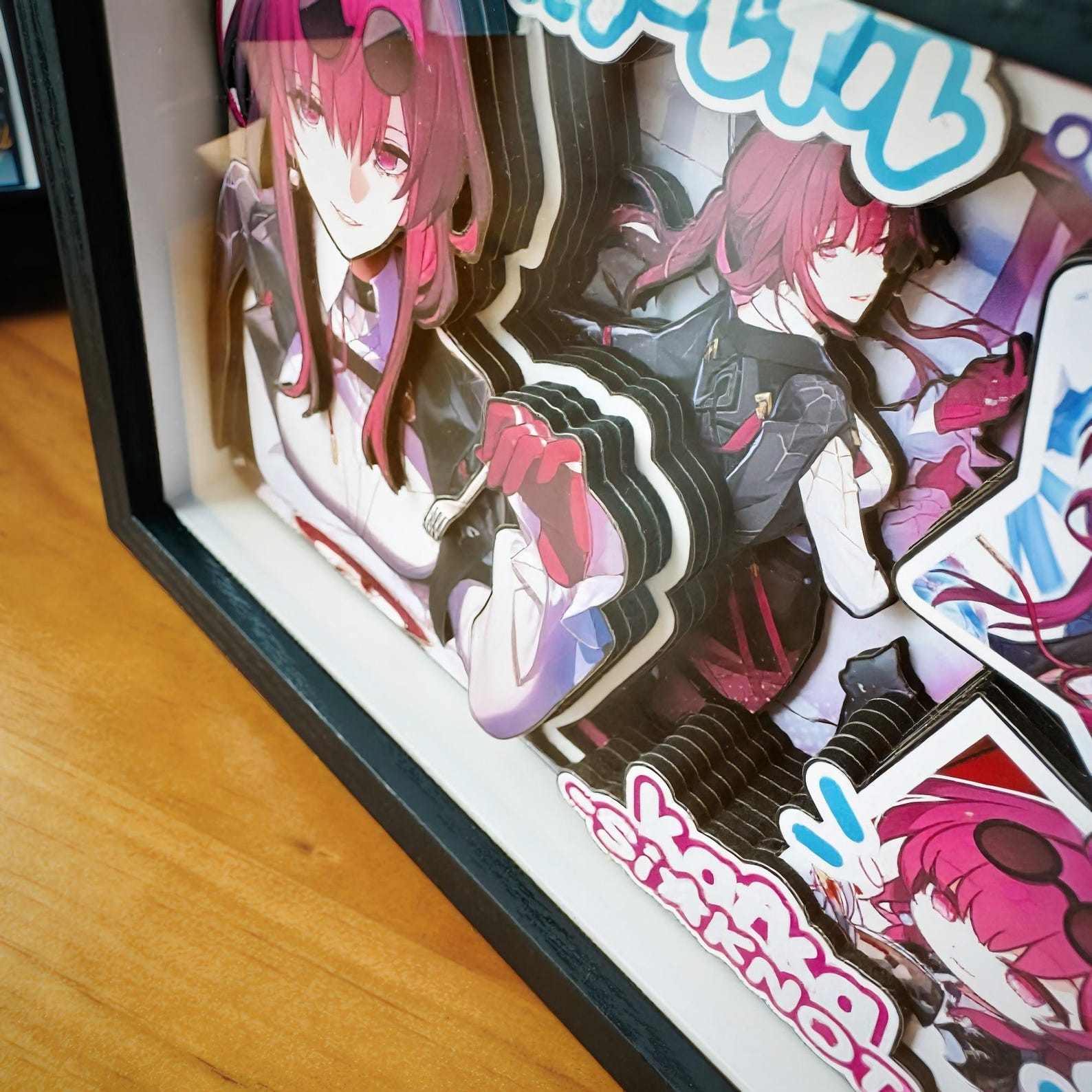 Honkai: Star Rail Paper Art 3D Picture Frame Kafka Dan Heng Firefly 9 Layer Handmade Shadow Box Fanmade Anime Desk Decor Gift detail image 6