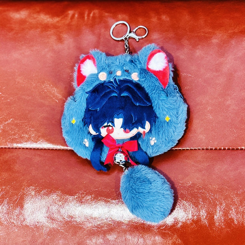 Honkai Star Rail Plush Coin Purse Imbibitor Lunae Blade 15cm Plush Wallet Bag Charm Fanmade Gift detail image 2