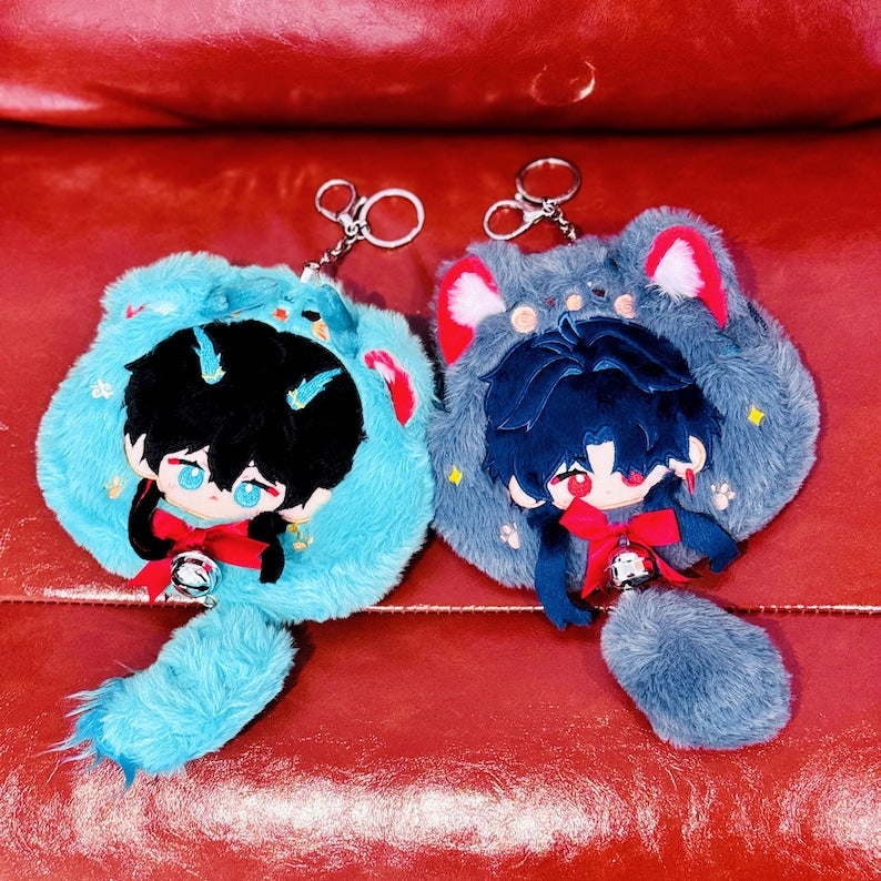 Honkai Star Rail Plush Coin Purse Imbibitor Lunae Blade 15cm Plush Wallet Bag Charm Fanmade Gift detail image 1