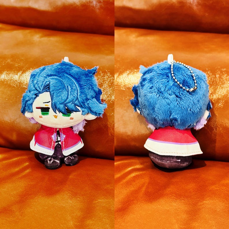 Honkai Star Rail Sitting Plush Keychains Imbibitor Lunae Acheron Sparkle Blade Aventurine 10cm Bag Charm Fanmade Gift detail image 3