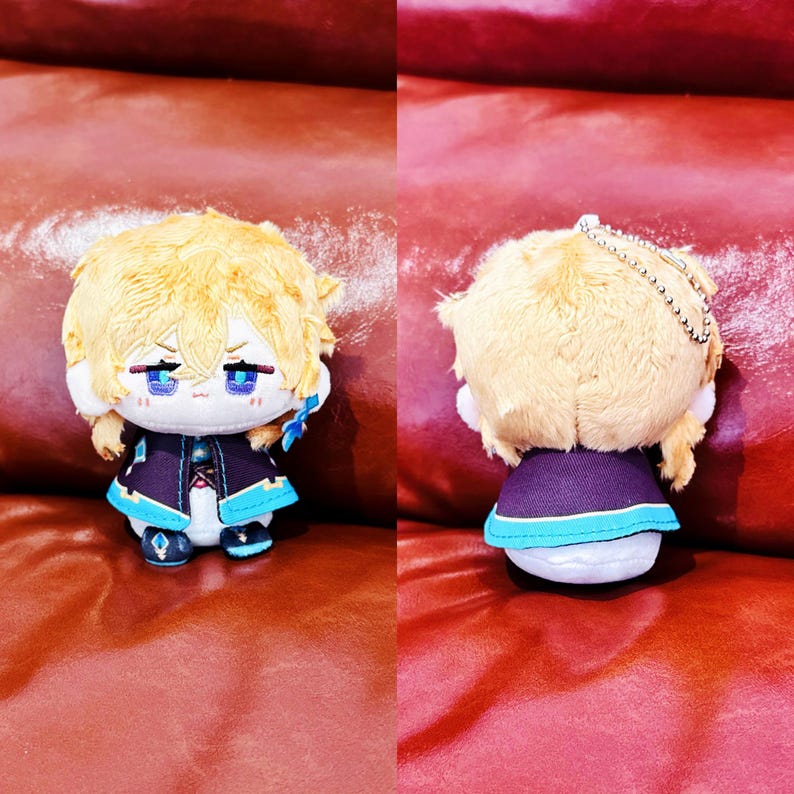 Honkai Star Rail Sitting Plush Keychains Imbibitor Lunae Acheron Sparkle Blade Aventurine 10cm Bag Charm Fanmade Gift detail image 6