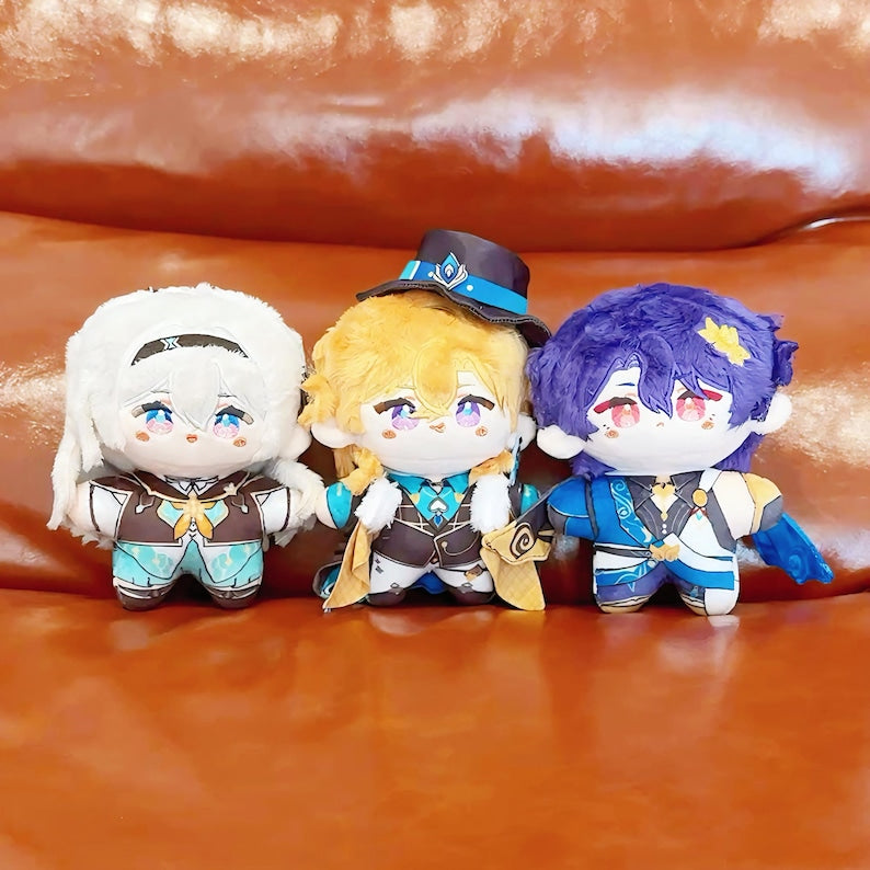 Honkai Star Rail Starfish Plush Keychain Aventurine Firefly Dr Ratio 12cm Soft Plush Bag Charm Fanmade Gift detail image 2