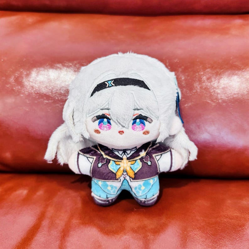 Honkai Star Rail Starfish Plush Keychain Aventurine Firefly Dr Ratio 12cm Soft Plush Bag Charm Fanmade Gift detail image 3
