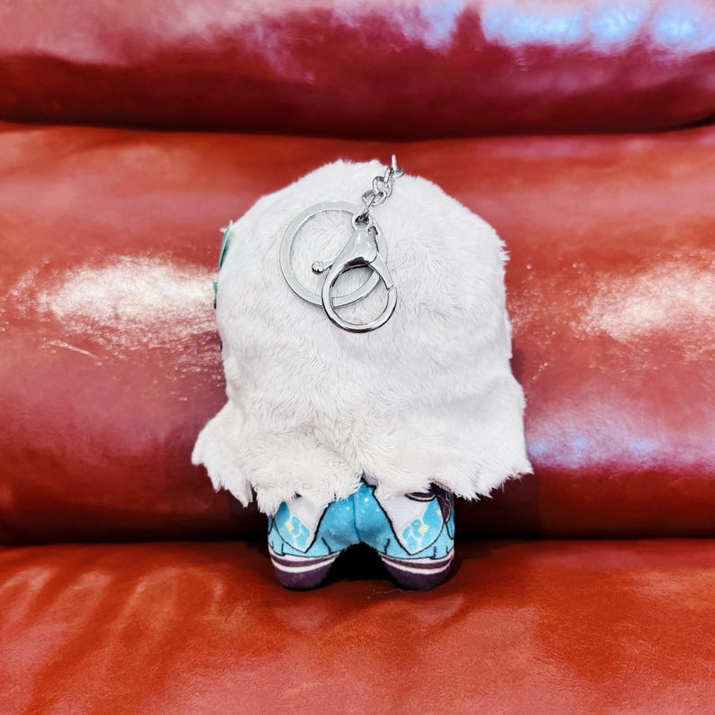 Honkai Star Rail Starfish Plush Keychain Aventurine Firefly Dr Ratio 12cm Soft Plush Bag Charm Fanmade Gift detail image 4