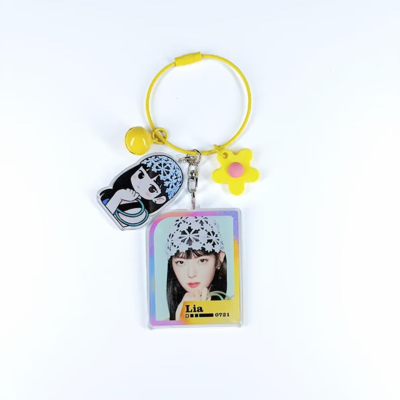 ITZY-Acrylic-Keychain-Double-Sided-Charm-Yeji-Lia-Ryujin-Chaeryeong-Yuna-Kpop-Merch-7