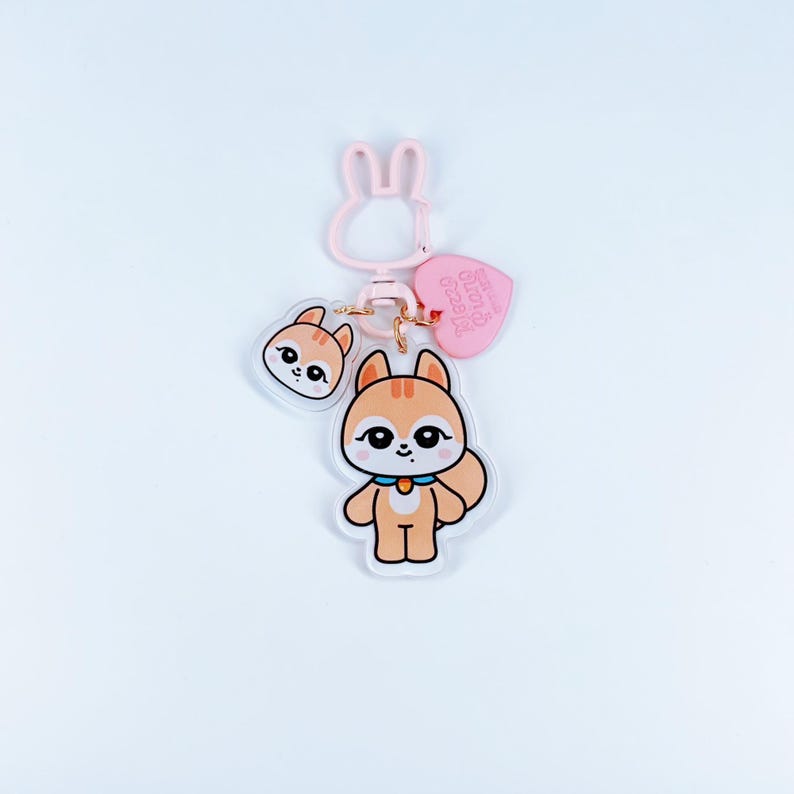 IVE MINIVE Acrylic Keychain Set Fanmade Kpop Mascot Charms for DIVE