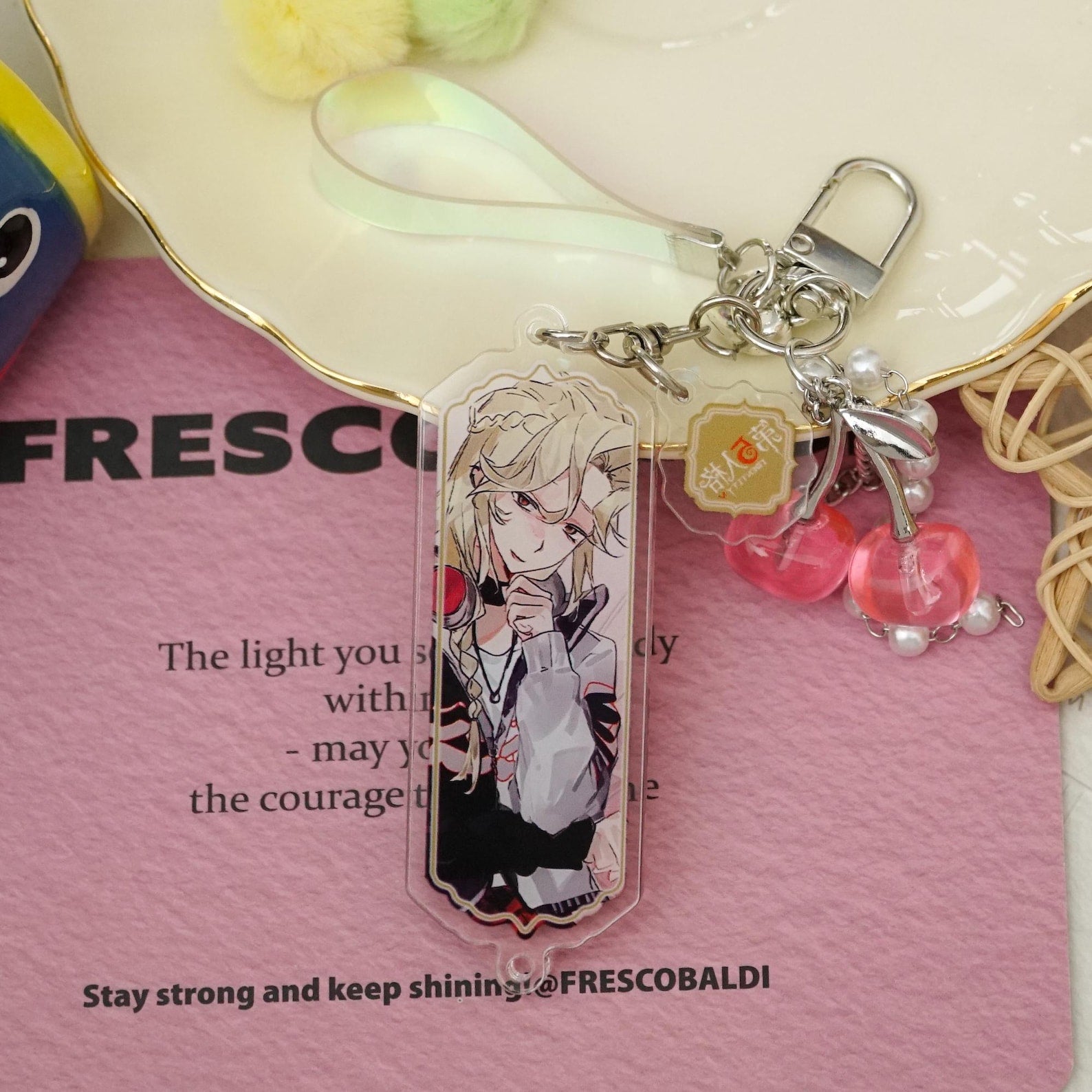 Identity V Acrylic Keychain Set Fanmade IDV Charms Faro Lady Painter Fire Investigator detail image 3