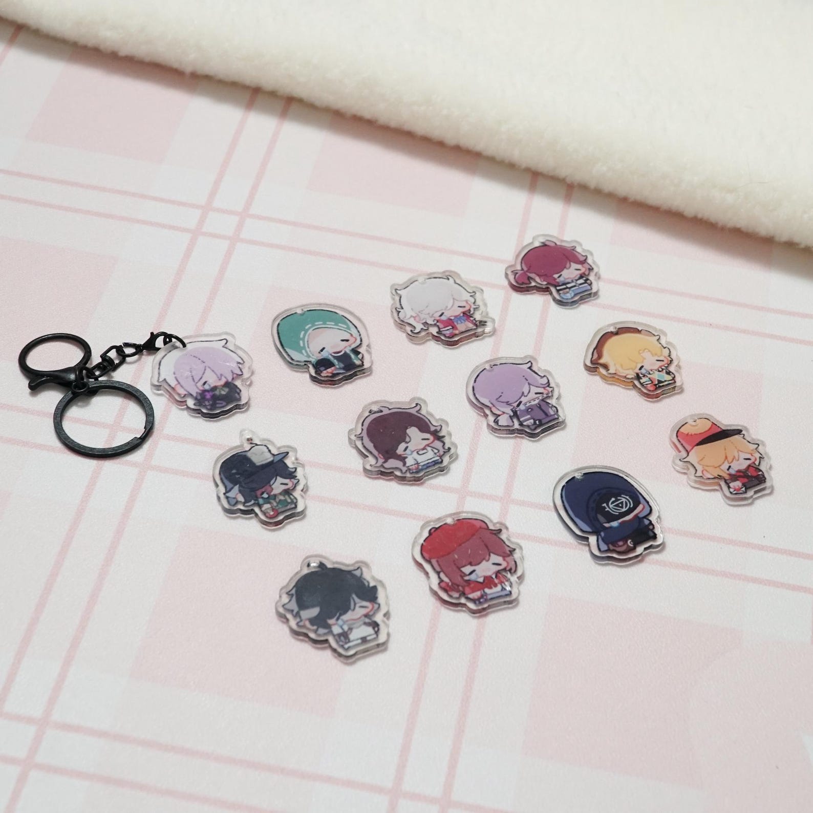 Identity V Crying Chibi Keychain Set Fanmade IDV Acrylic Charms detail image 4