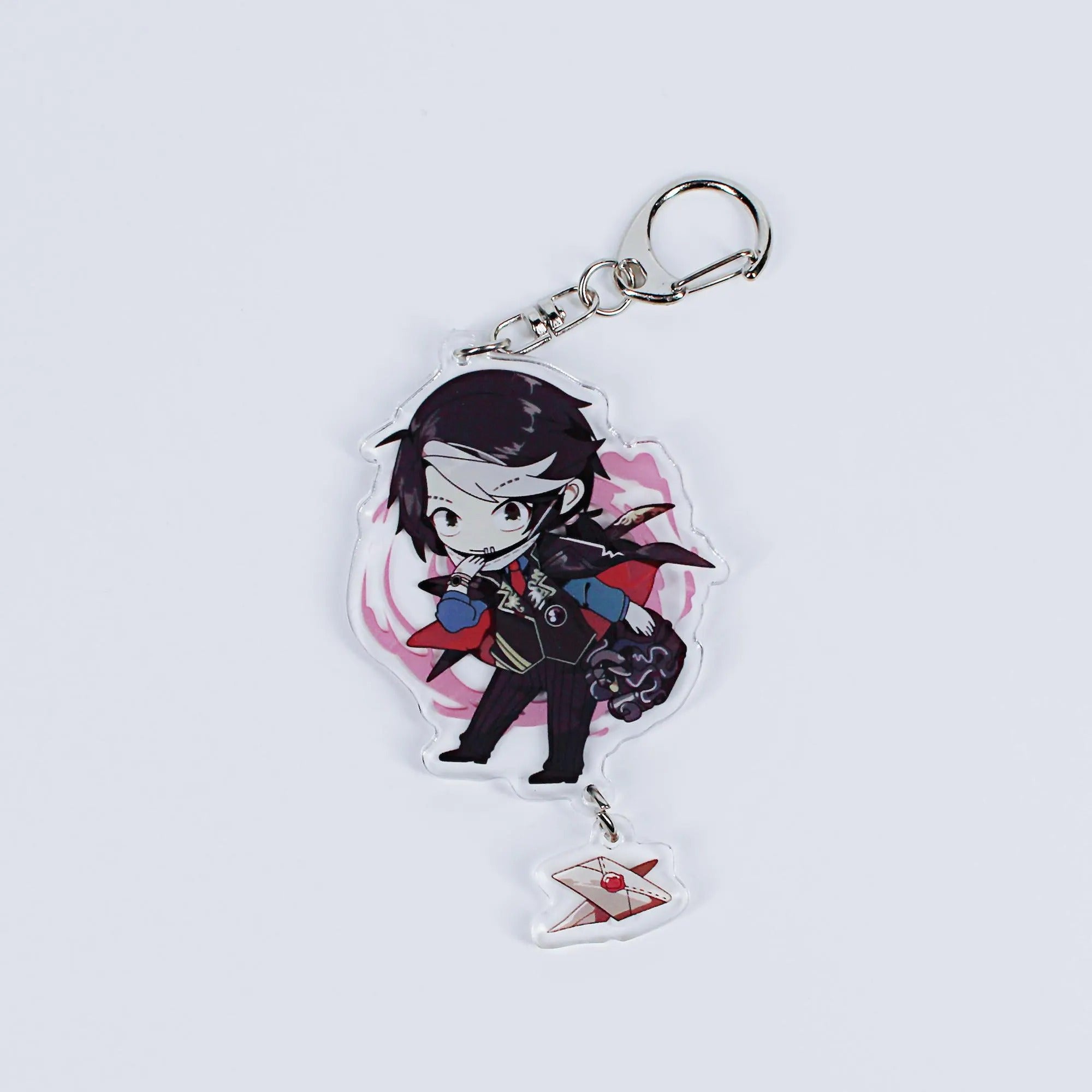 Identity V Cute Keychain Set Fanmade Aesop Kurt Joseph Seer Naib Cheshire Cat Charms