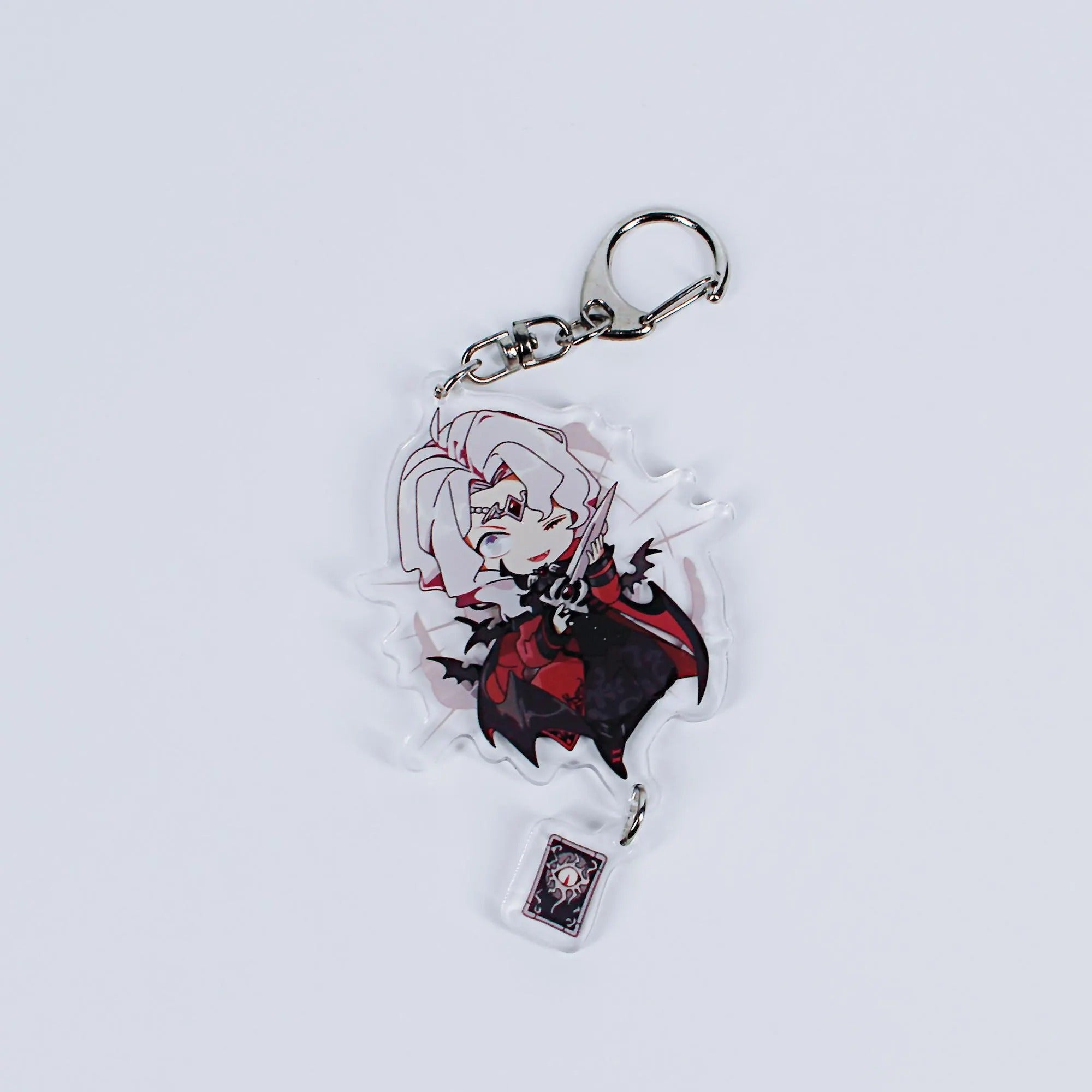 Identity V Cute Keychain Set Fanmade Aesop Kurt Joseph Seer Naib Cheshire Cat Charms detail image 4