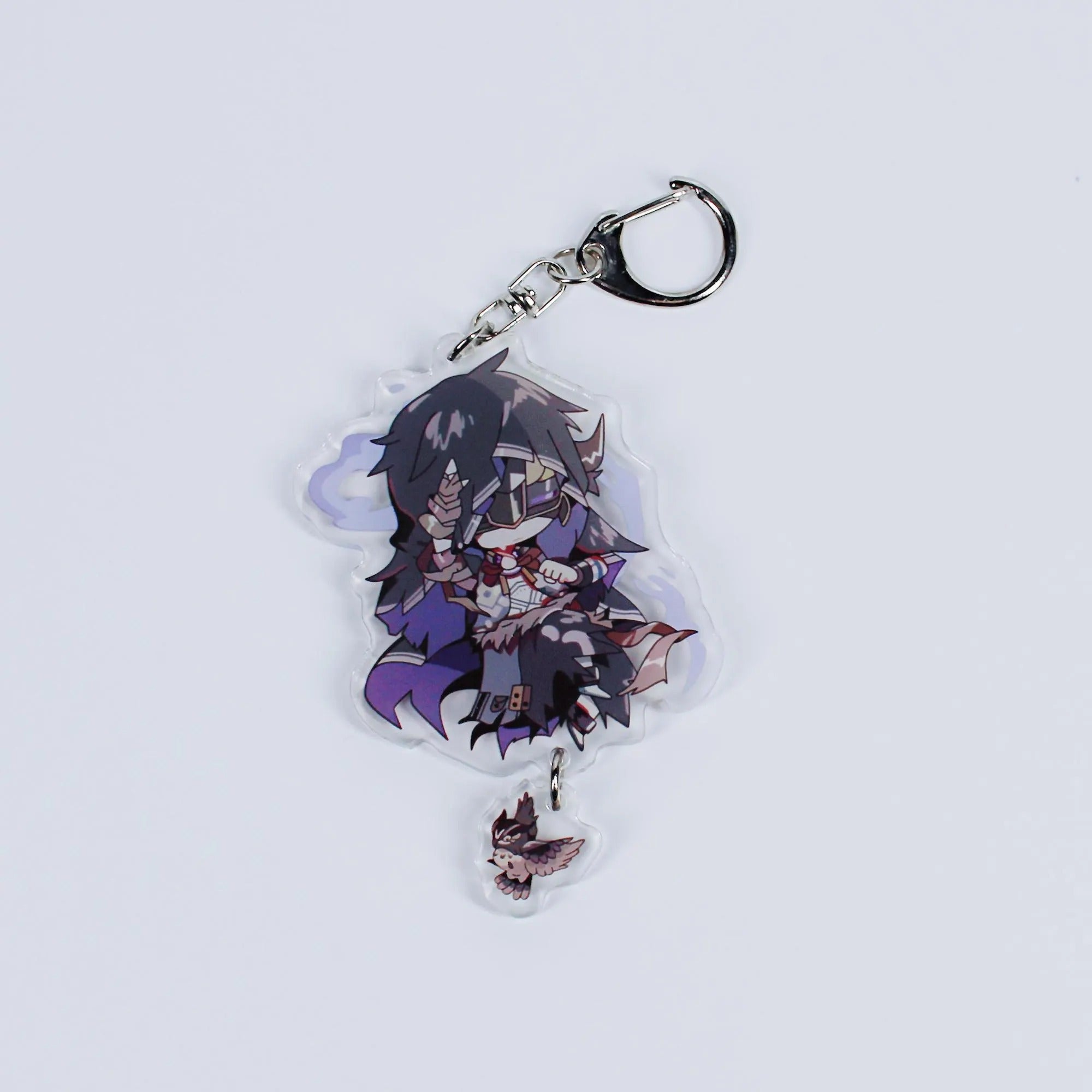 Identity V Cute Keychain Set Fanmade Aesop Kurt Joseph Seer Naib Cheshire Cat Charms detail image 5