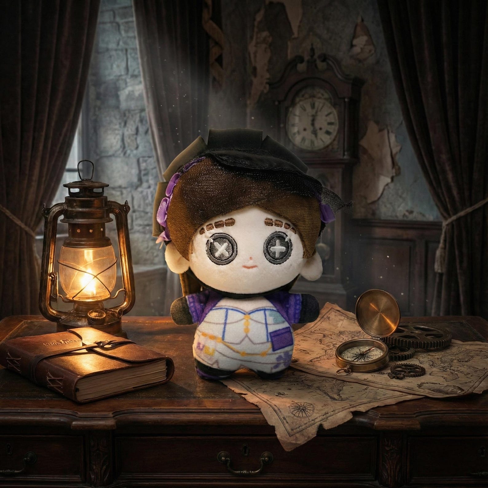 Identity V Perfumer Vera Nair Plush Keychain 4-Inch Fanmade Bag Charm detail image 2