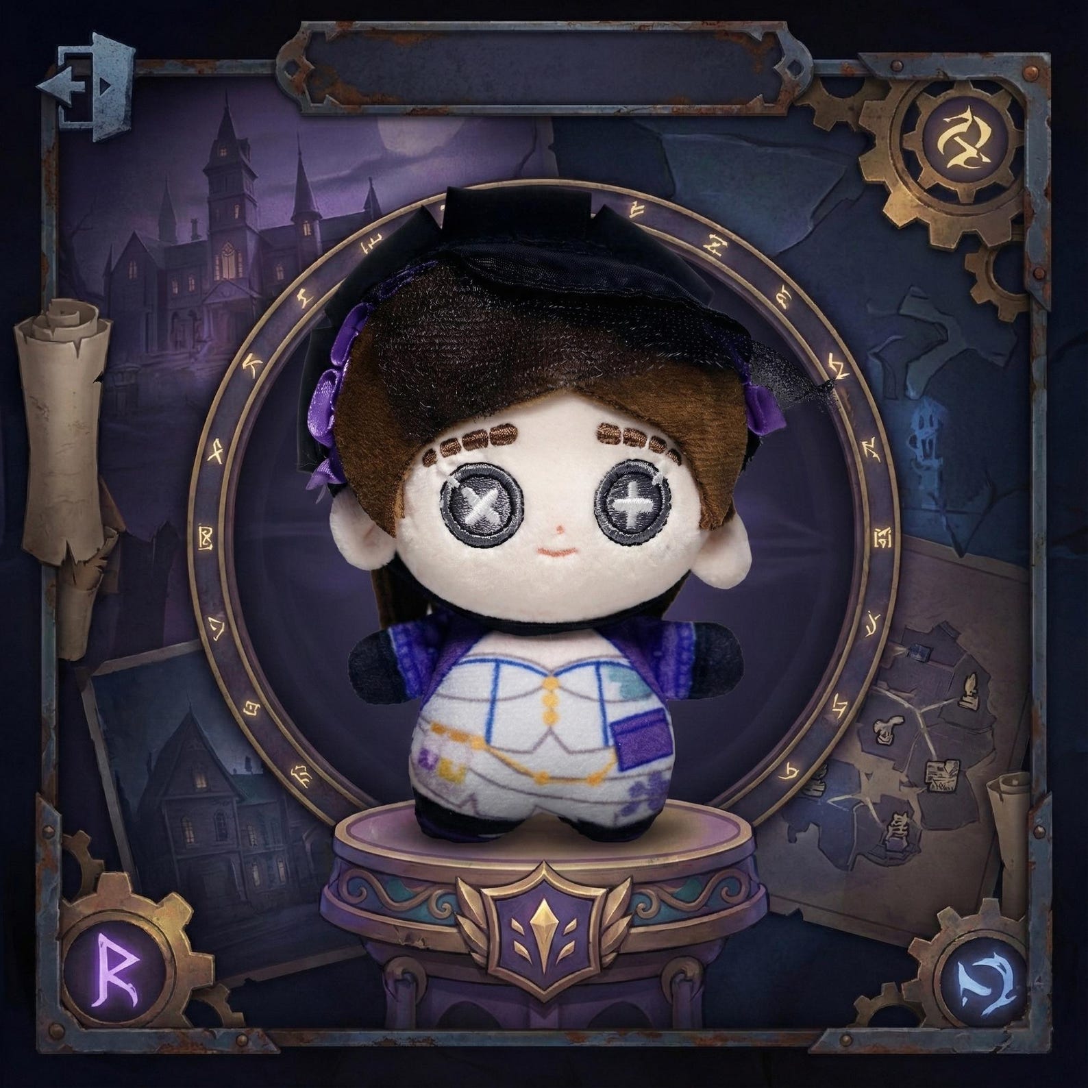 Identity V Perfumer Vera Nair Plush Keychain 4-Inch Fanmade Bag Charm detail image 3