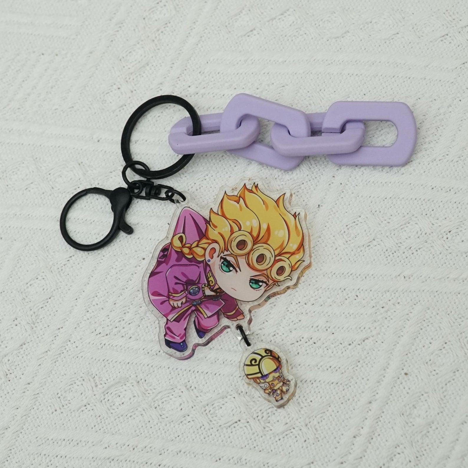 JoJo’s Bizarre Adventure Acrylic Keychain Fanmade JJBA Chibi Charms Jotaro Dio Joseph