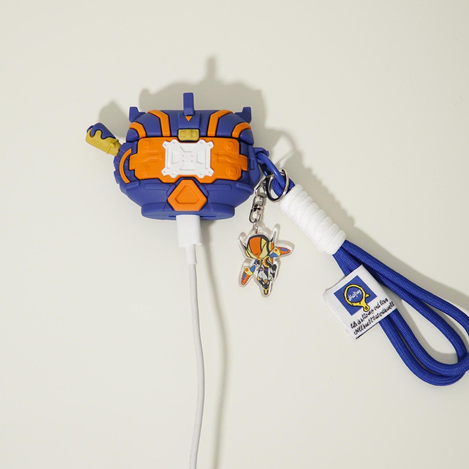Kamen Rider Blam VRASTUMGEAR Inspired Silicone AirPods Case with Charm