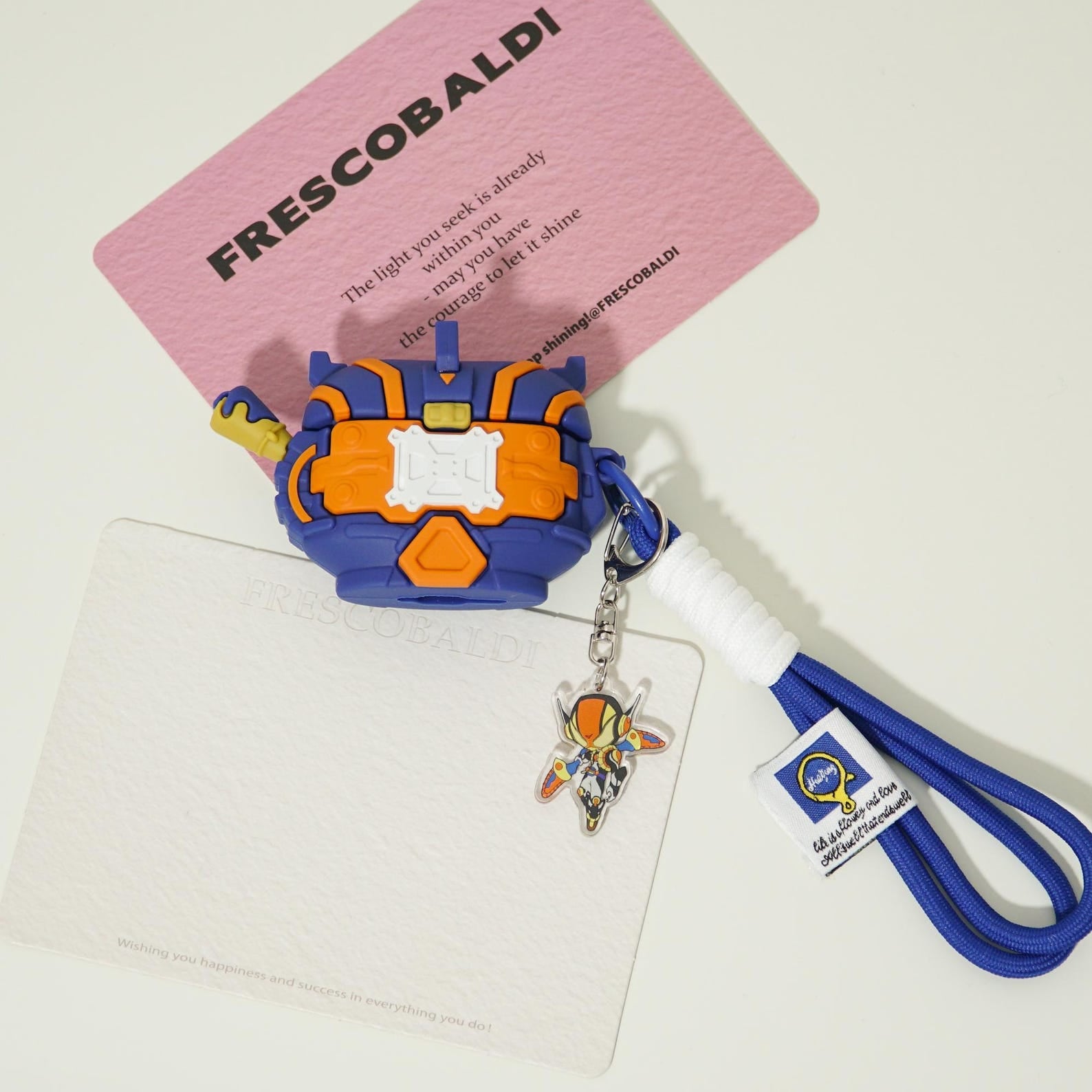 Kamen Rider Blam VRASTUMGEAR Inspired Silicone AirPods Case with Charm detail image 1