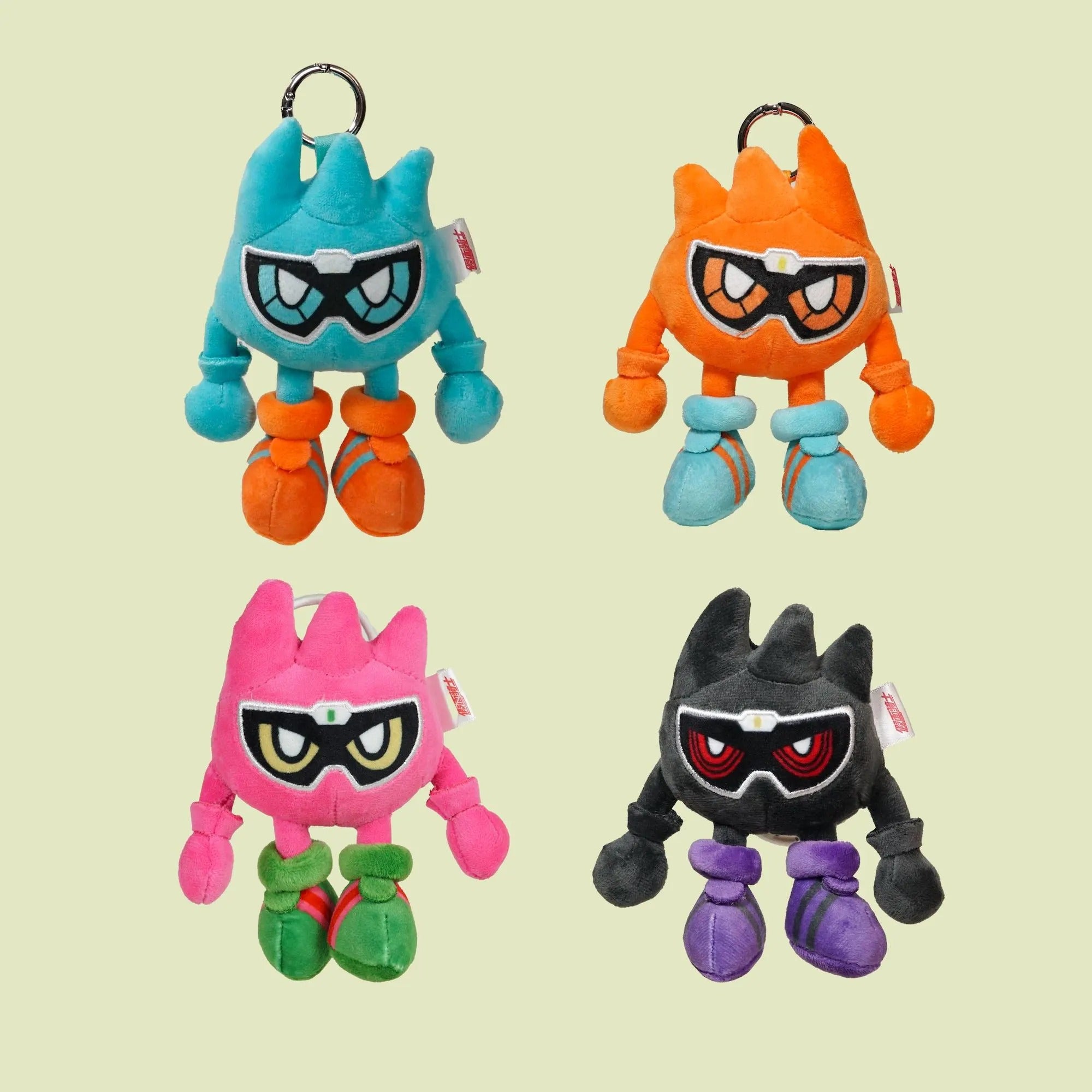 Kamen Rider Ex-Aid & Genm 3.15in Plush Set Cute Chibi Gamer Level 2 Fanmade Charms detail image 8