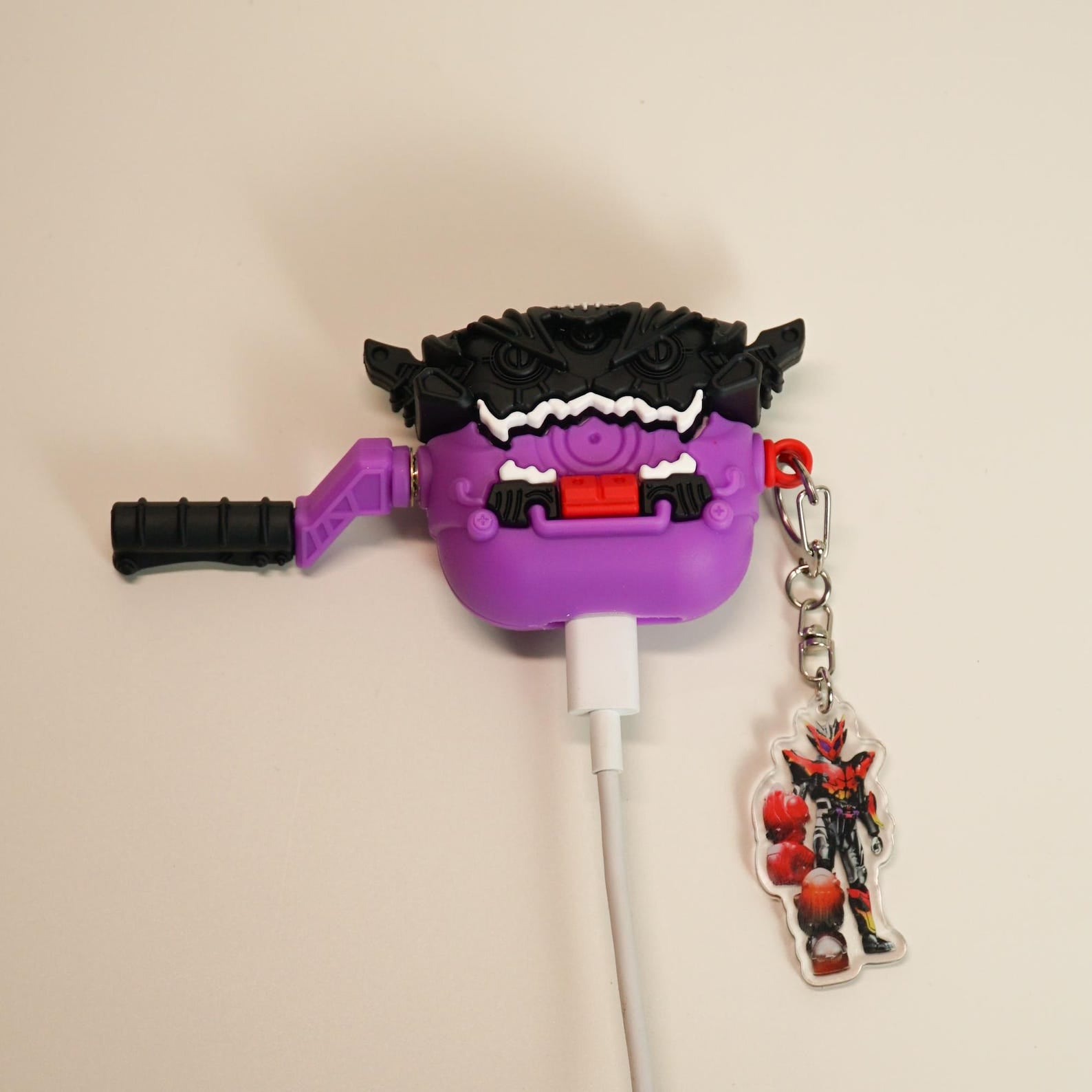 Kamen Rider Inspired Silicone AirPods Case Villain Design Protective Cover for Earphones Fanmade detail image 2