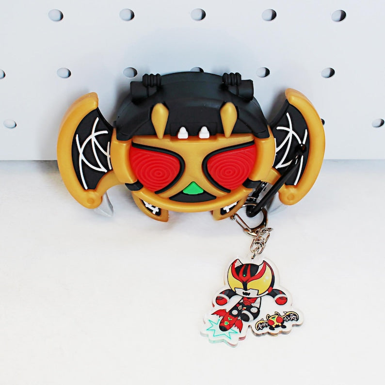 Kamen Rider Kiva Kivat Bat the 3rd AirPods Case Silicone Protective Cover Fanmade Earphones Case detail image 1