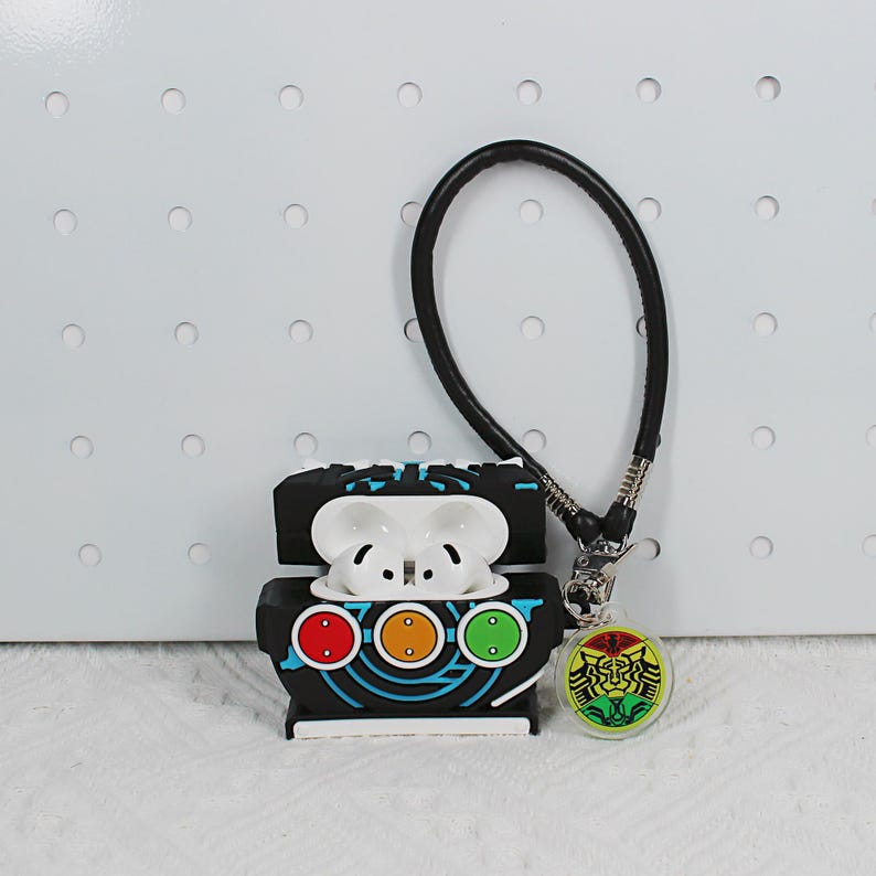 Kamen Rider OOO Belt AirPods Case Silicone Protective Cover with Strap Fanmade Earphones Case detail image 2