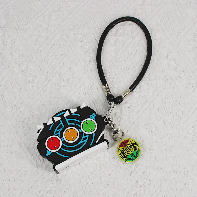 Kamen Rider OOO Belt AirPods Case Silicone Protective Cover with Strap Fanmade Earphones Case detail image 3