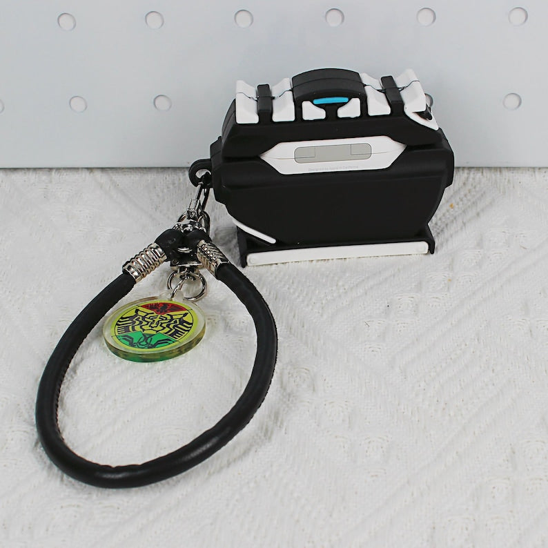 Kamen Rider OOO Belt AirPods Case Silicone Protective Cover with Strap Fanmade Earphones Case detail image 4