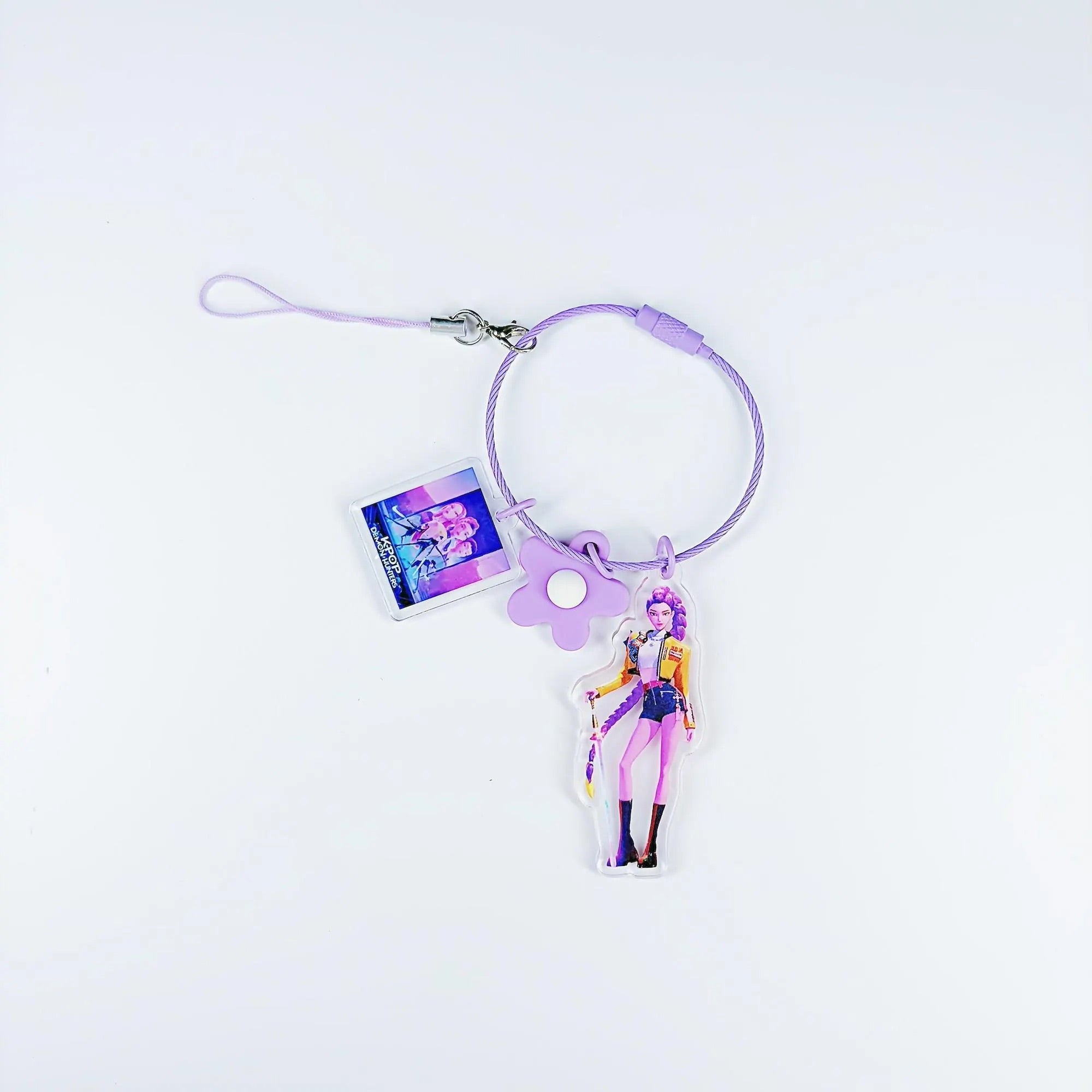 Kpop Demon Hunters Huntrix Keychain Set Rumi Mira Zoey Fanmade Phone Charms