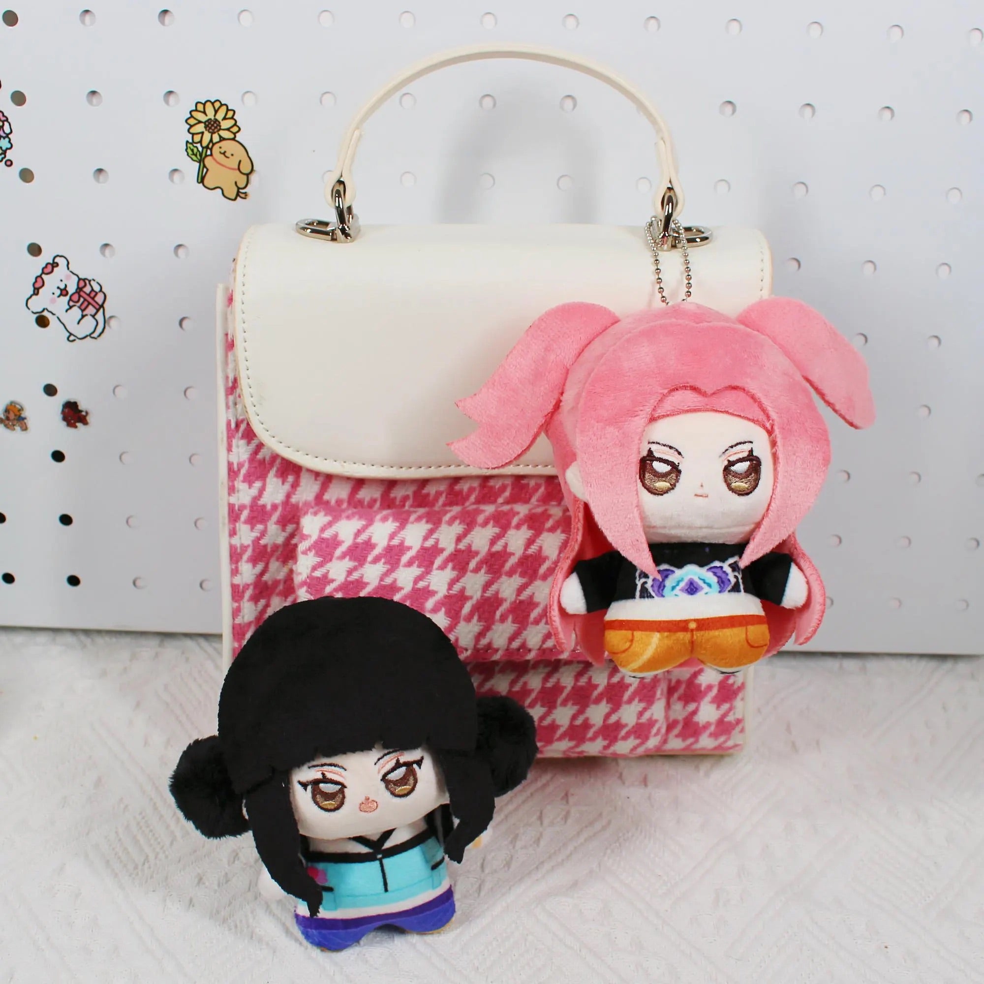 Kpop Demon Hunters Huntrix Plush Set Rumi Mira Zoey Fanmade Soft Dolls detail image 7