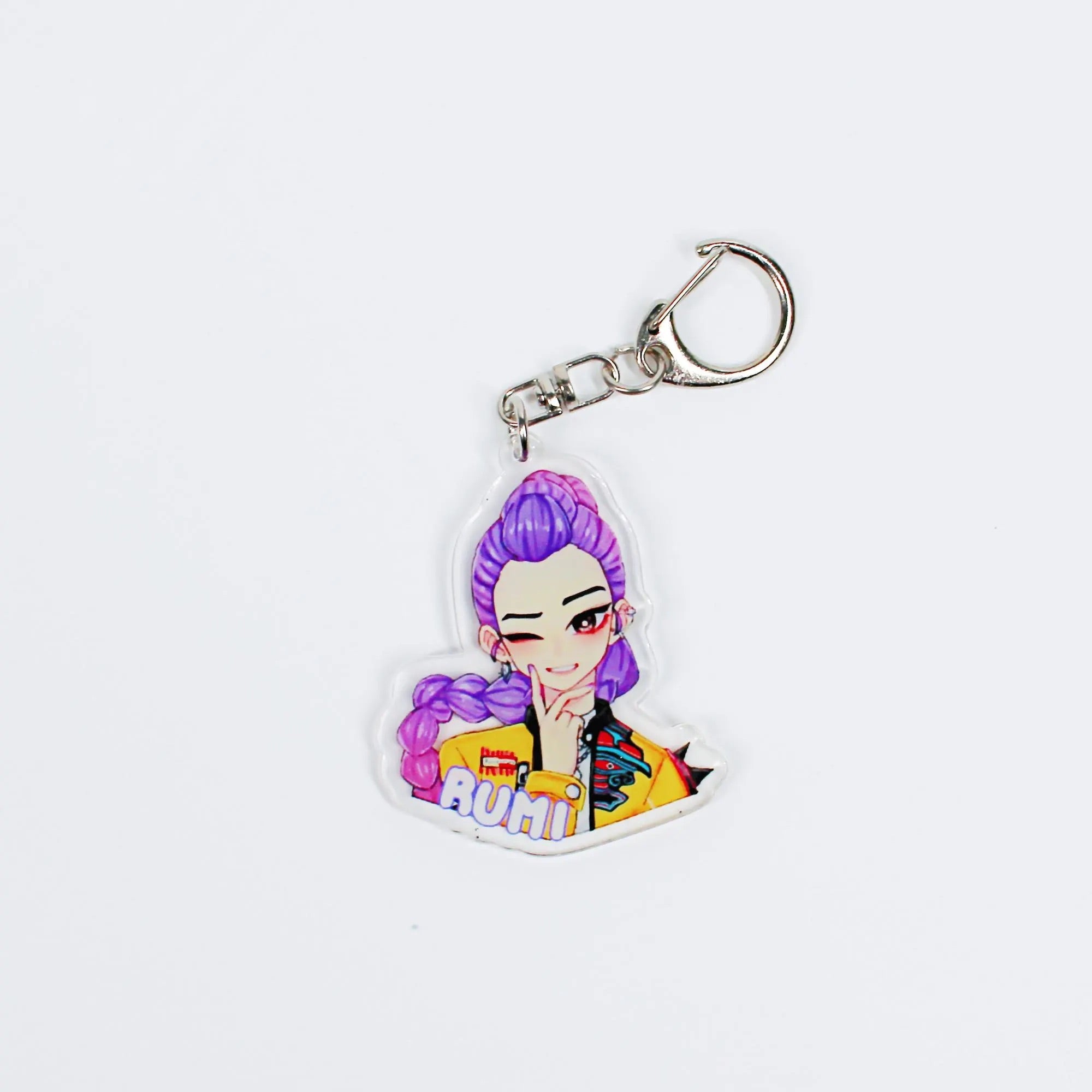 Kpop Demon Hunters Huntrix & Saja Boys Keychain Phone Charm Fanmade Acrylic Set