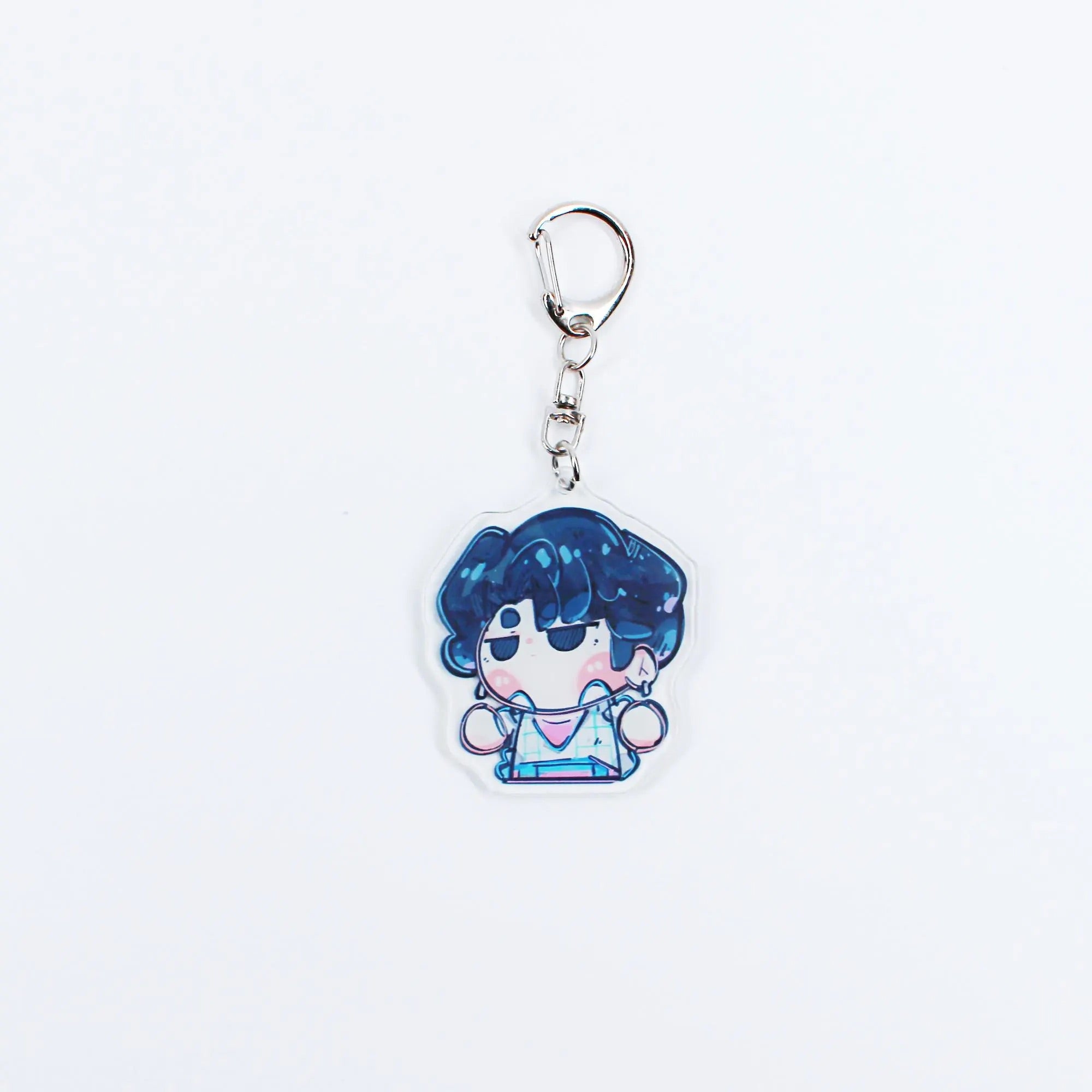 Kpop Demon Hunters Huntrix & Saja Boys Keychain Set Chibi Rumi Mira Zoey Fanmade Charms detail image 2
