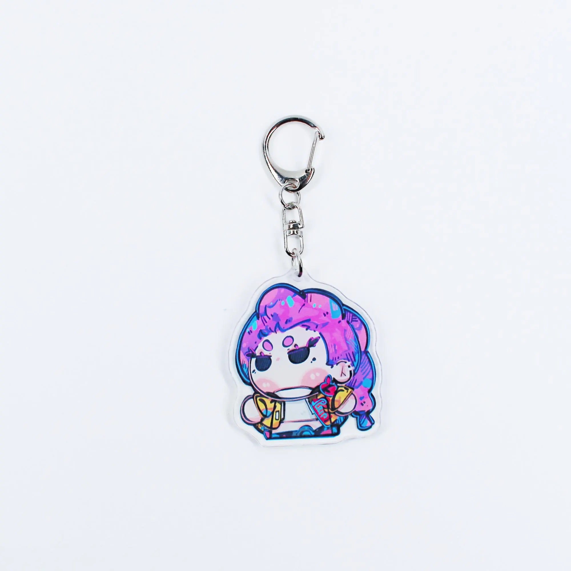 Kpop Demon Hunters Huntrix & Saja Boys Keychain Set Chibi Rumi Mira Zoey Fanmade Charms