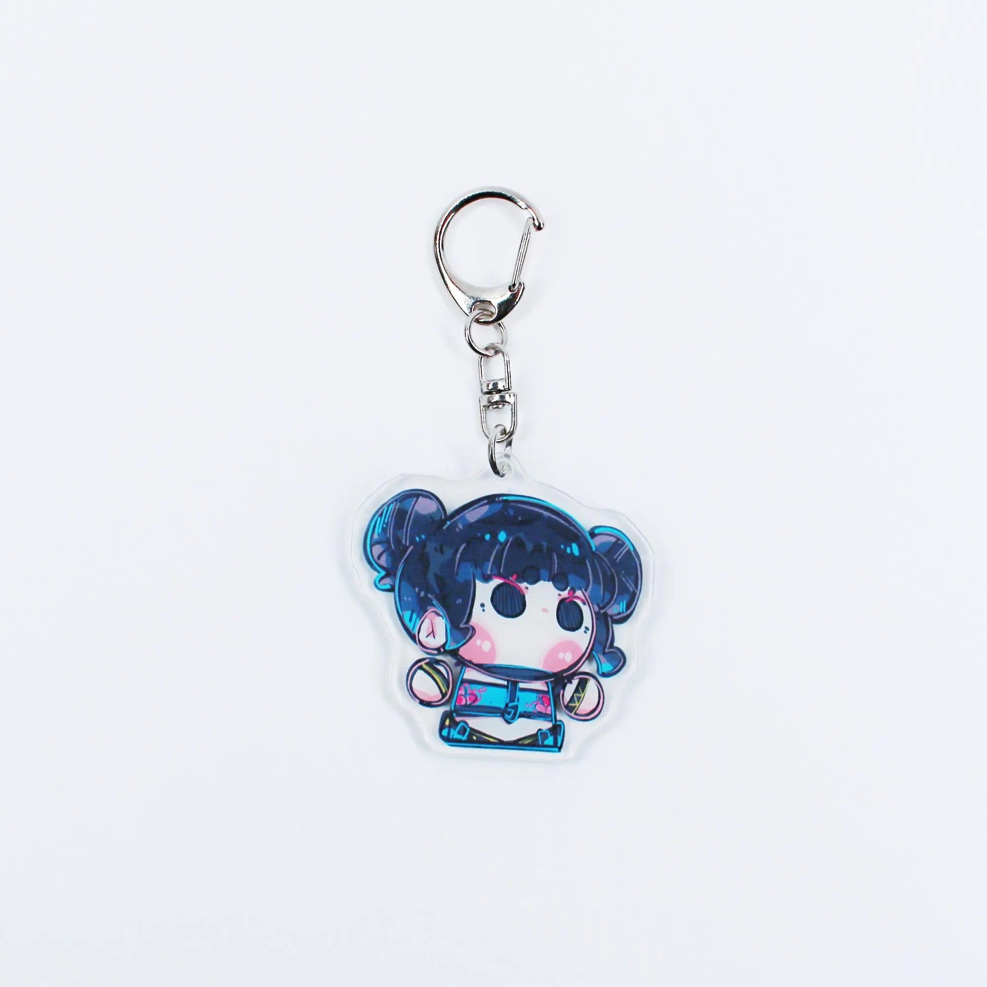 Kpop Demon Hunters Huntrix & Saja Boys Keychain Set Chibi Rumi Mira Zoey Fanmade Charms detail image 8