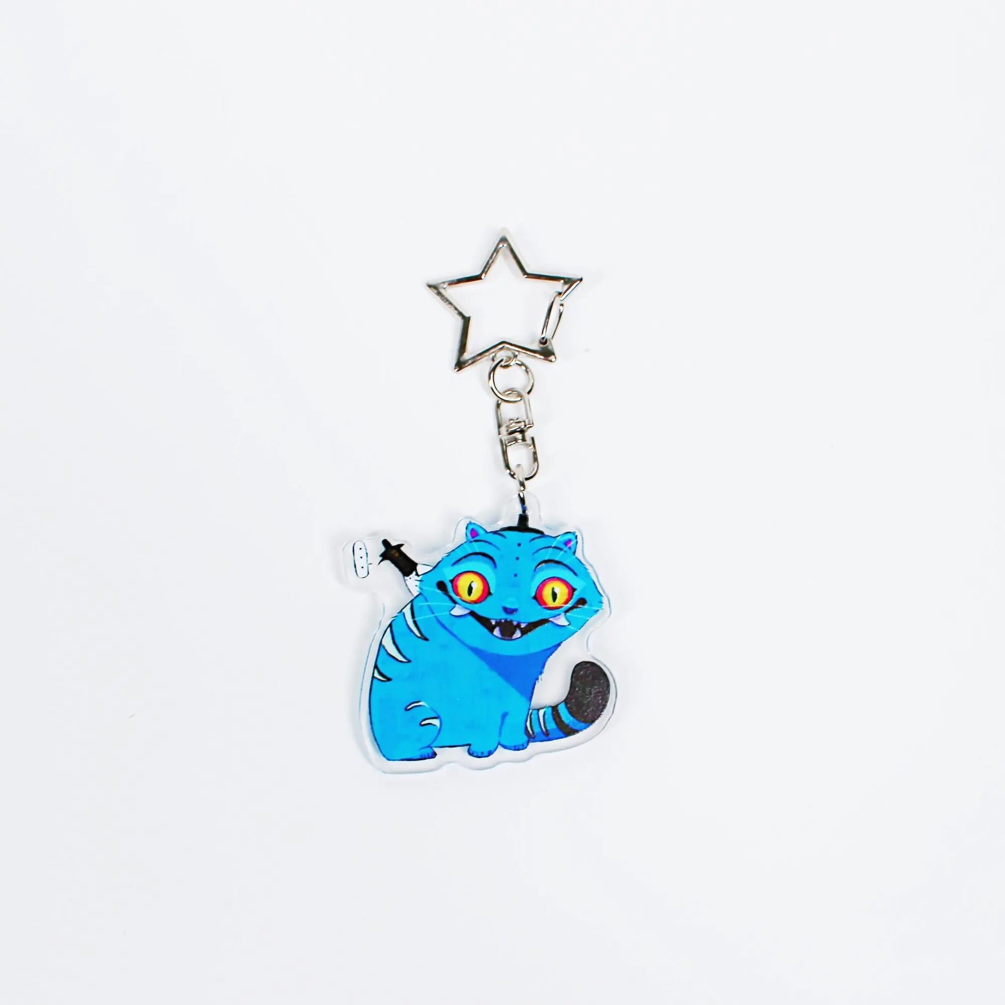 Kpop Demon Hunters Tiger & Crow Acrylic Keychain Fanmade Bag Charm detail image 8