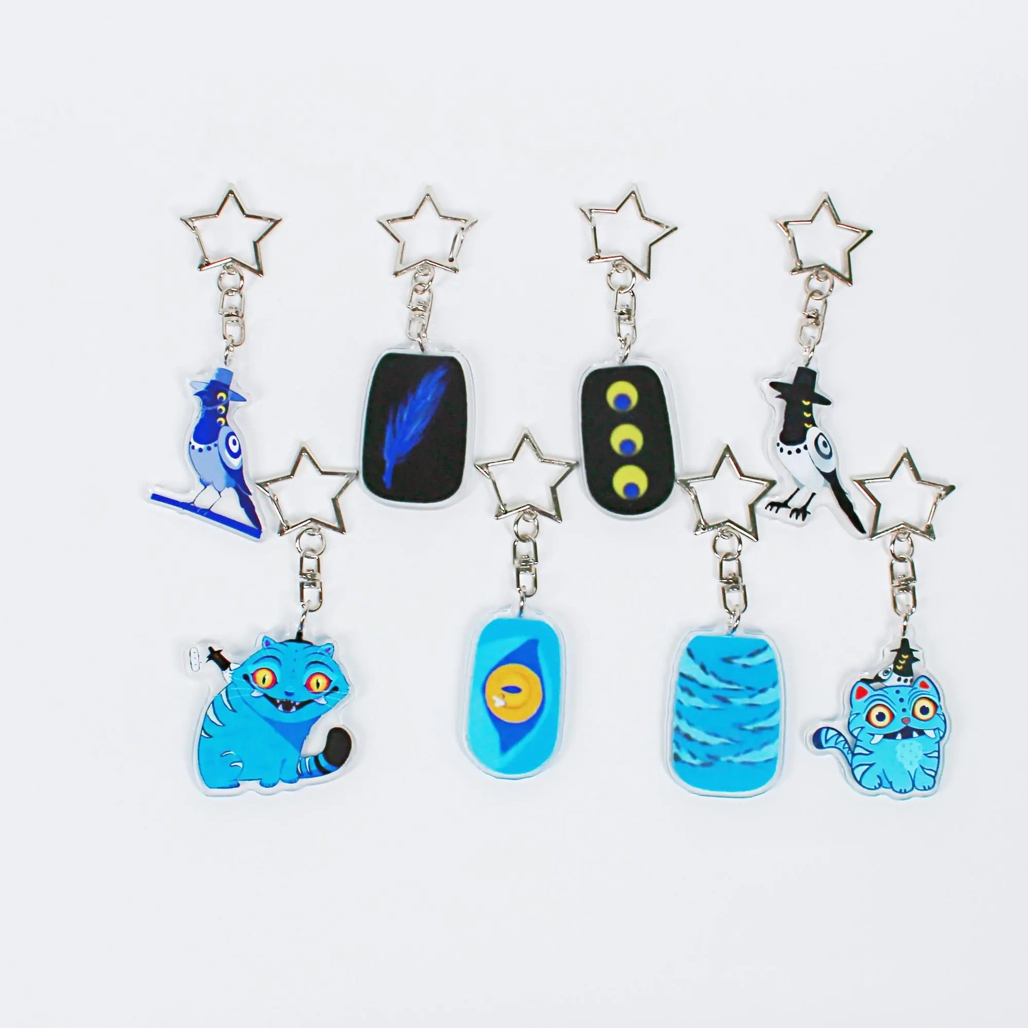 Kpop Demon Hunters Tiger & Crow Acrylic Keychain Fanmade Bag Charm detail image 9