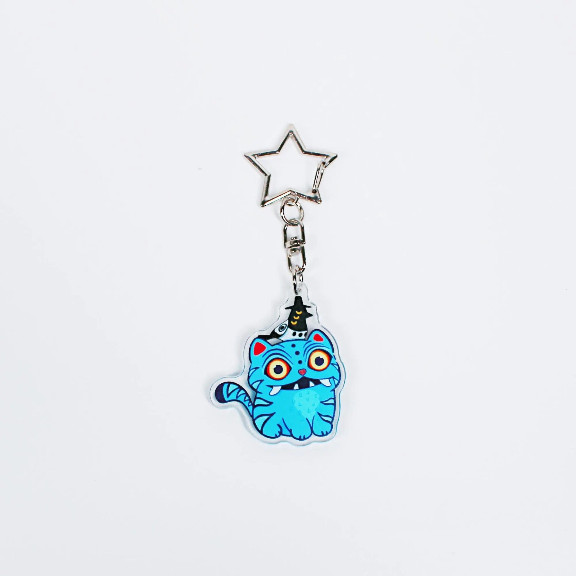 Kpop Demon Hunters Tiger & Crow Acrylic Keychain Fanmade Bag Charm