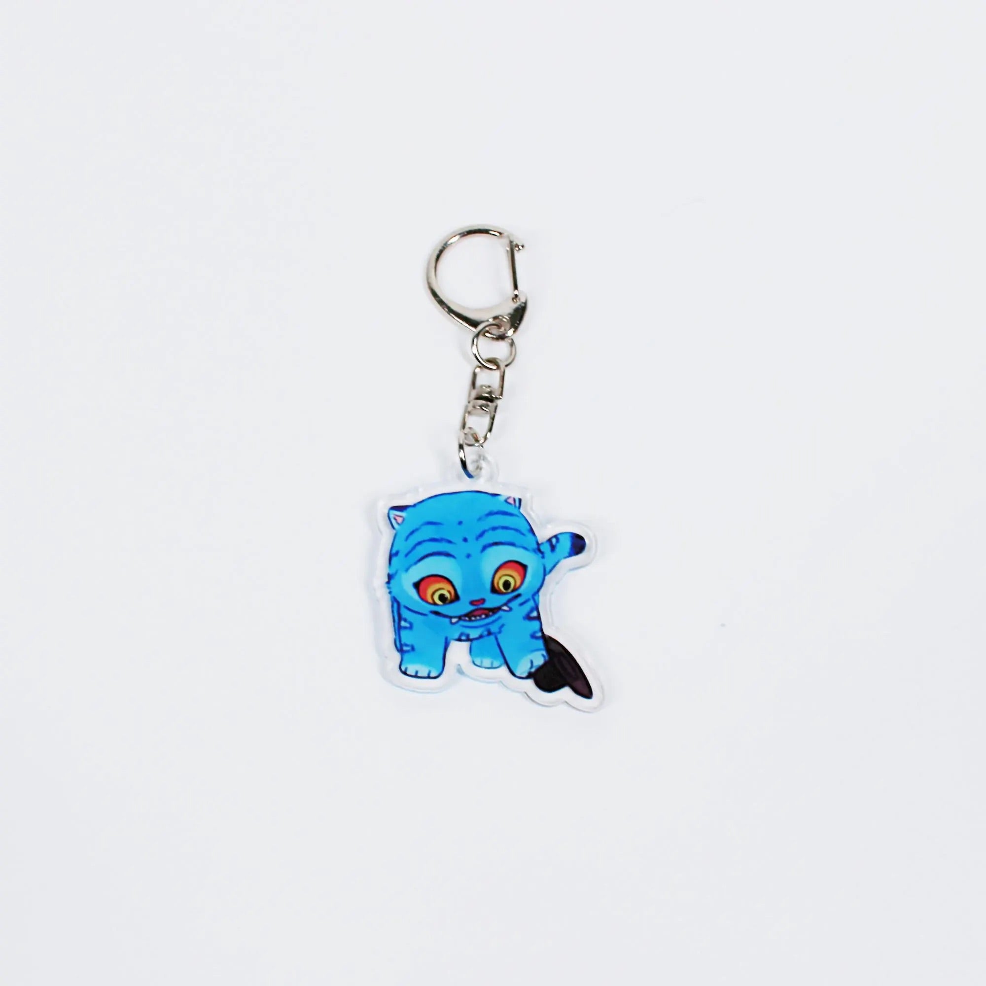 Kpop Demon Hunters Tiger Keychain 4-Pack Fanmade Acrylic Bag Charm Set detail image 3