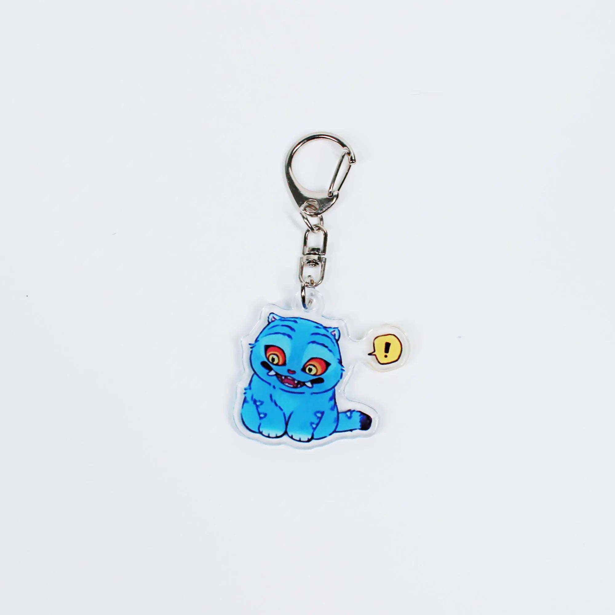 Kpop Demon Hunters Tiger Keychain 4-Pack Fanmade Acrylic Bag Charm Set detail image 4