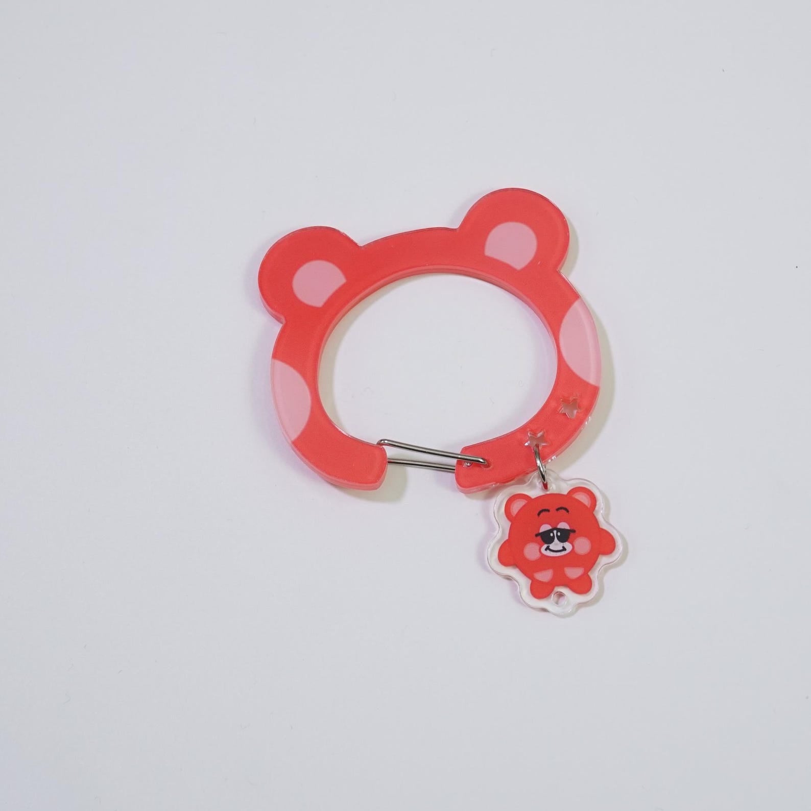 Kpop RIIZE We Little RIIZE Mascot Acrylic Spring Keyring Carabiner Clip Fanmade Bag Accessory Utility Charm BRIIZE Gift