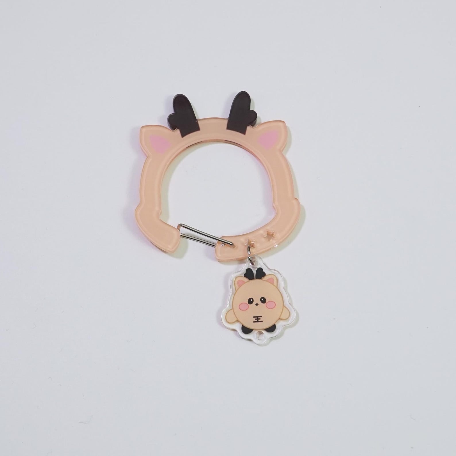 Kpop RIIZE We Little RIIZE Mascot Acrylic Spring Keyring Carabiner Clip Fanmade Bag Accessory Utility Charm BRIIZE Gift detail image 5